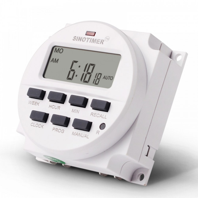 ΧΡΟΝΟΔΙΑΚΟΠΤΗΣ 12V ΨΗΦΙΑΚΟΣ ΕΒΔΟΜΑΔΙΑΙΟΣ