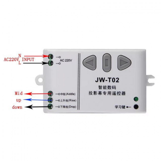 ΣΕΤ ΤΗΛΕΧΕΙΡΙΣΜΟΥ ΜΟΤΕΡ 220V UP-DOWN