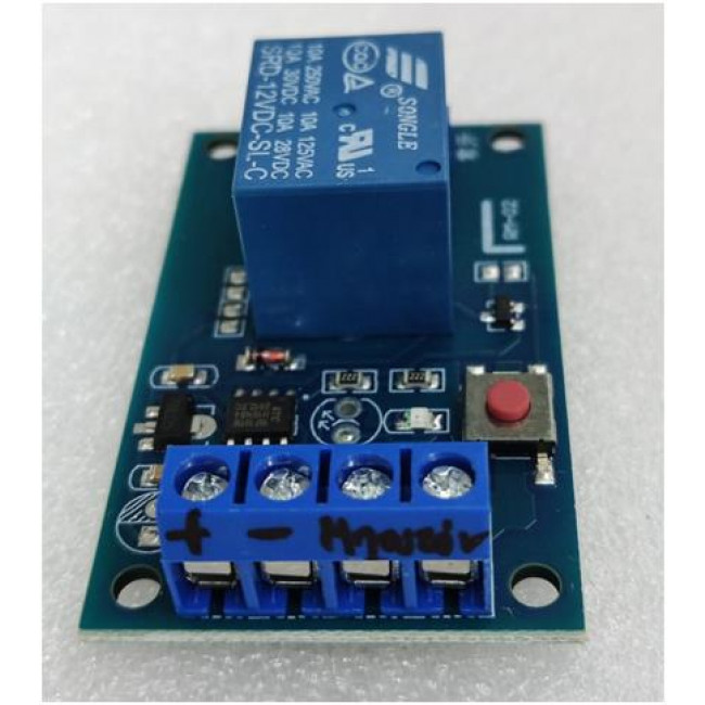 ΠΛΑΚΕΤΑΚΙ ΡΕΛΕ 12V/10A  ME ΕΝΤΟΛΗ ΑΥΤΟΣΥΓΚΡΑΤΗΣΗΣ