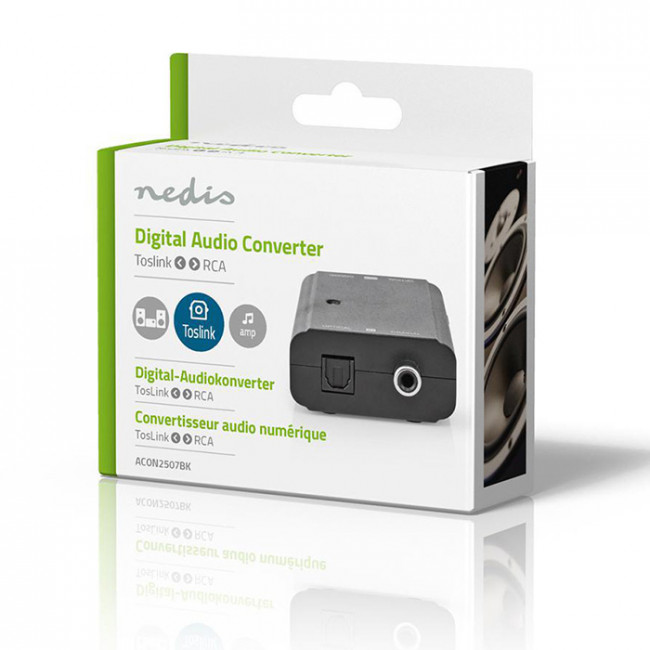 ΜΕΤΑΤΡΟΠΕΑΣ ΣΗΜΑΤΟΣ S/PDIF (RCA) ΘΗΛΥΚΟ ΣΕ TosLink ΘΗΛΥΚΟ ΚΑΙ ΑΝΤΙΣΤΡΟΦΑ