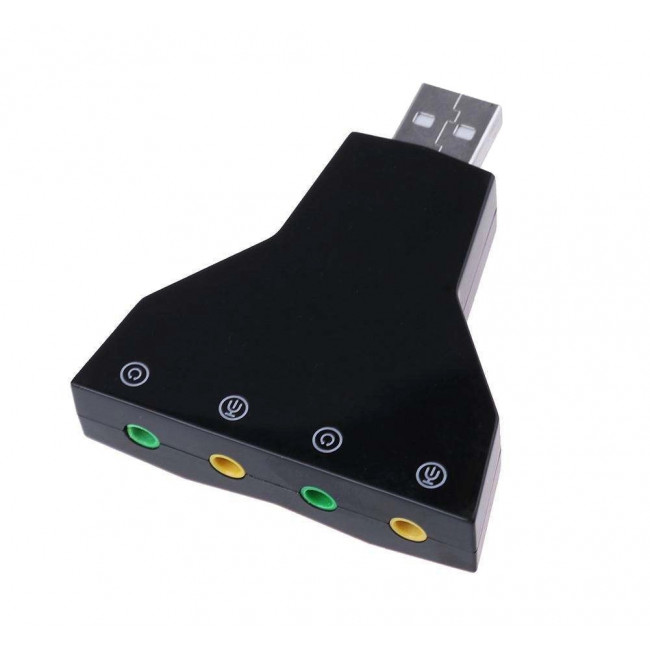 USB ΚΑΡΤΑ ΗΧΟΥ ΥΠΟΛΟΓΙΣΤΗ 7.1ch ΜΕ 1 MIΚΡΟΦΩΝΟ, 1 ΑΚΟΥΣΤΙΚΟ ΚΑΙ ΕΝΤΑΣΗ