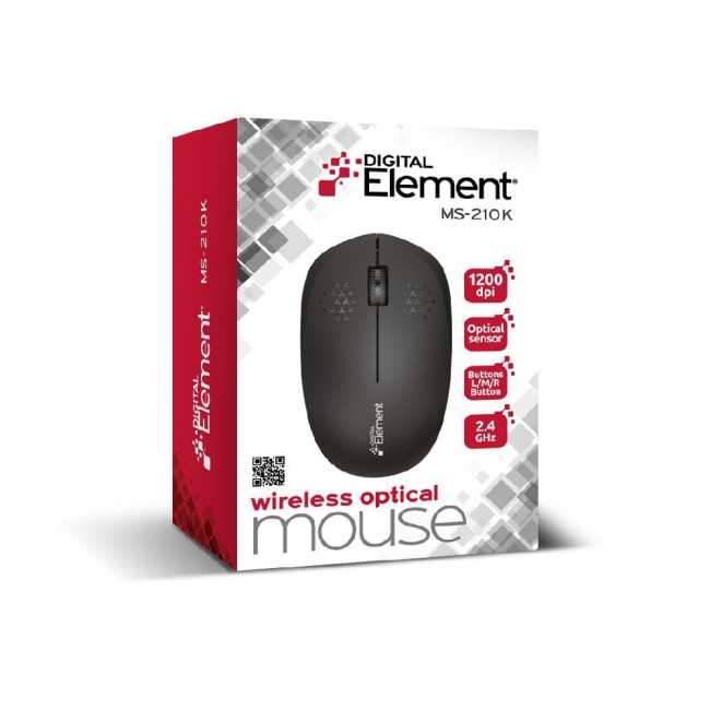 MS-210K ΑΣΥΡΜΑΤΟ ΠΟΝΤΙΚΙ 2.4 Ghz ELEMENT ΜΑΥΡΟ