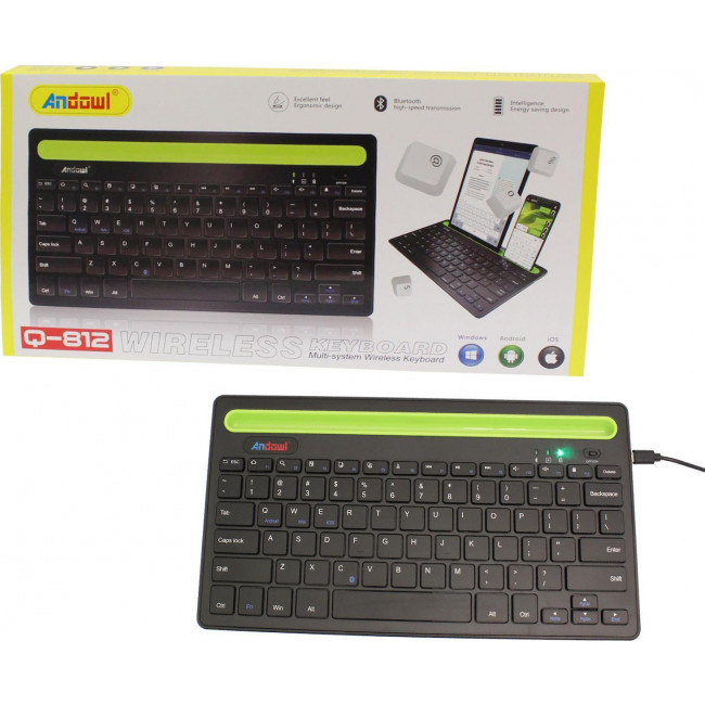 ΠΛΗΚΤΡΟΛΟΓΙΟ ΑΣΥΡΜΑΤΟ BLUETOOTH ΓΙΑ ΚΙΝΗΤΑ, TABLET κ.ά.  Q-812