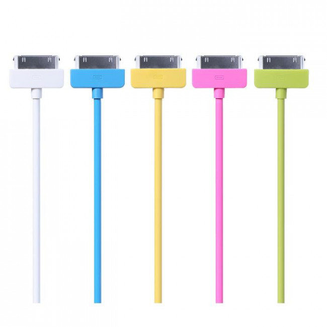 USB ΚΑΛΩΔΙΟ ΓΙΑ iPHONE 3/4/iPAD/iPOD 1m ΛΕΥΚΟ