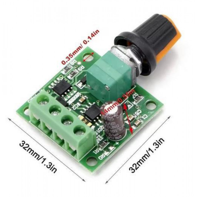 ΡΥΘΜΙΣΤΗΣ ΣΤΡΟΦΩΝ ΜΟΤΕΡ 1.8V-12V DC 2A