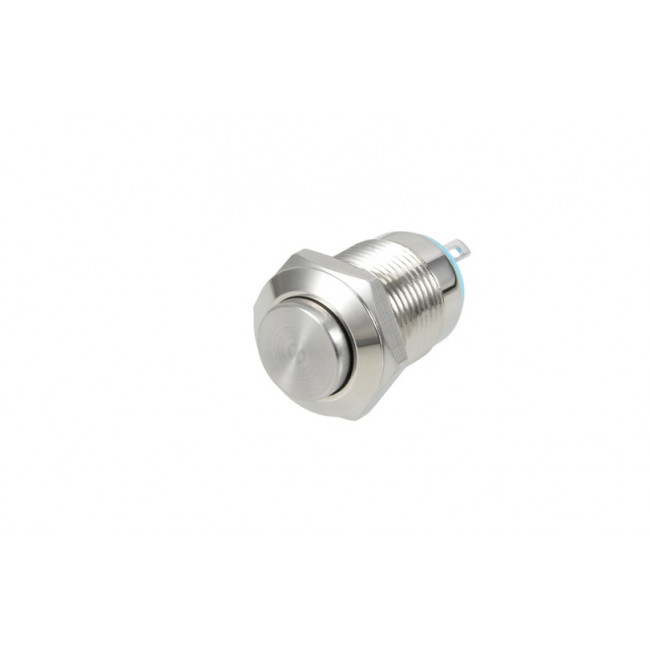 12mm ΜΠΟΥΤΟΝ MH ΦΩΤΙΖΟΜΕΝΟ NICKEL ΑΔΙΑΒΡΟΧΟ ΜΕ ΚΕΦΑΛΗ 250V AC 2Α