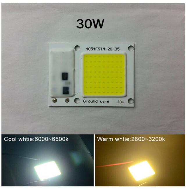 30W 220V AC LED MODULE ΨΥΧΡΟ ΛΕΥΚΟ (COB LED)