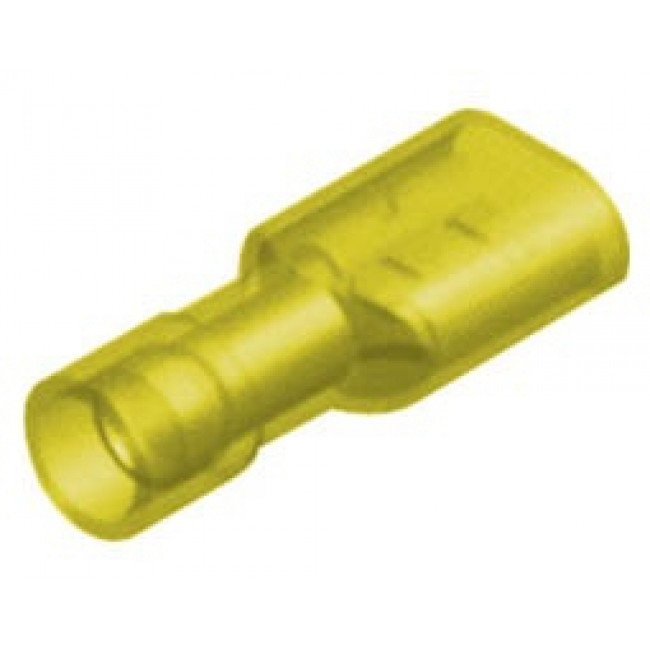 ΑΚΡΟΔΕΚΤΗΣ ΣΥPTΑΡΩΤΟΣ ΘΗΛΥΚΟΣ ΚΙΤΡΙΝΟΣ 6.4mm ΜΕ ΜΟΝΩΣΗ