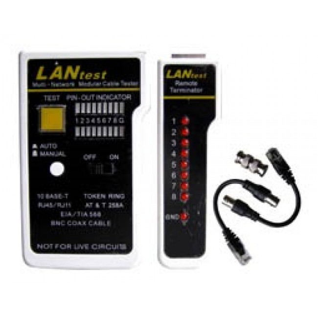 LAN TESTER ΑΝΙΧΝΕΥΤΗΣ ΚΑΛΩΔΙΩΝ ΔΙΠΛΟΥ DISPLAY