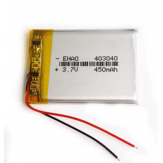 3.7V 450mAh ΜΠΑΤΑΡΙΑ Li-PO LP403040