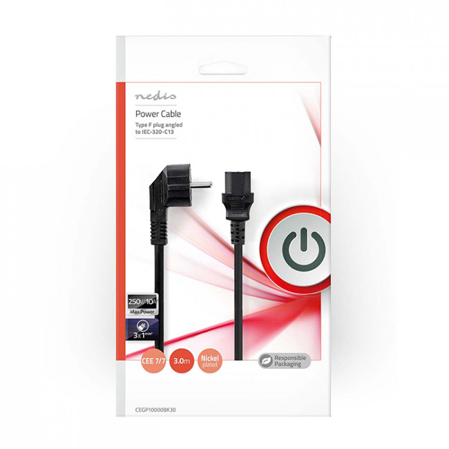 ΚΑΛΩΔΙΟ ΤΡΟΦΟΔΟΣΙΑΣ ΥΠΟΛΟΓΙΣΤΗ 3x0.75mm 3m