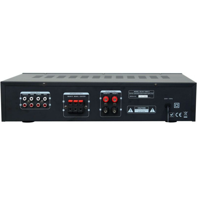 AV 1300 ΕΝΙΣΧΥΤΗΣ SURROUND 2x80W ΑΣΗΜΙ