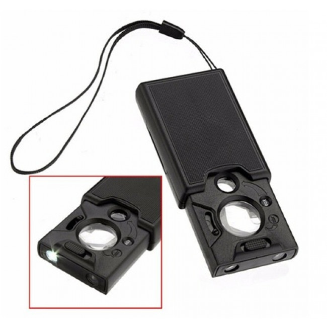 ΔΙΠΛΟΣ ΜΕΓΕΘΥΝΤΙΚΟΣ ΦΑΚΟΣ ΧΕΙΡΟΣ ΜΕ ΖΟΟΜ 30Χ & 60Χ ΚΑΙ ΦΩΣ