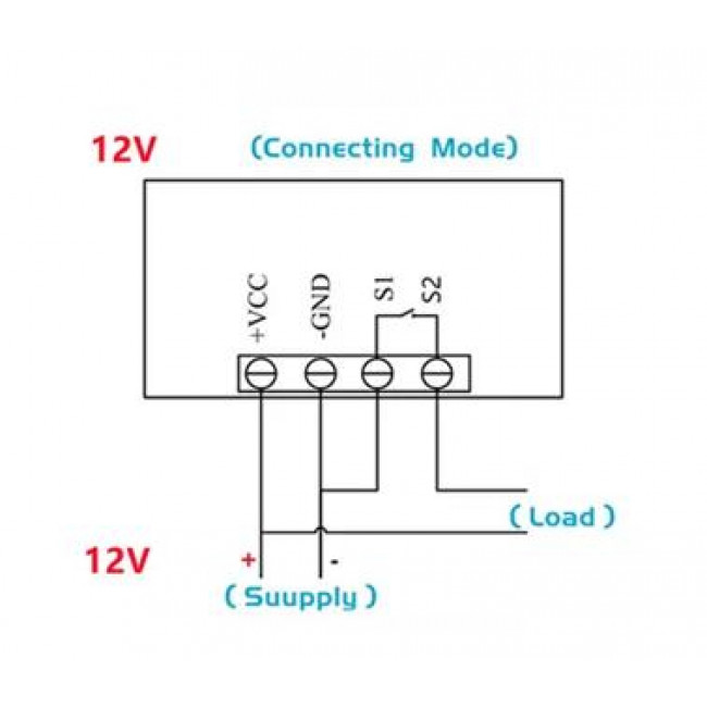 ΘΕΡΜΟΣΤΑΤΗΣ 12V ΑΔΙΑΒΡΟΧΟΣ ΔΙΠΛΟΥ DISPLAY
