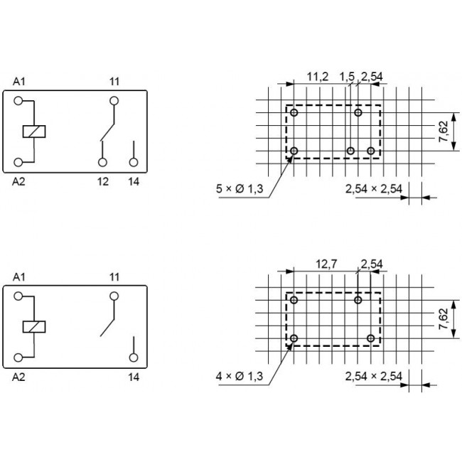 ΡΕΛΕ 24V DC 1 ΕΠΑΦΗΣ SPDT 5A MINI
