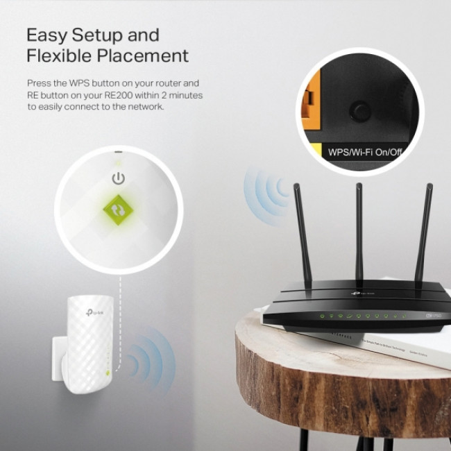 RE 200 WiFi RANGE EXTENDER 300Mbps