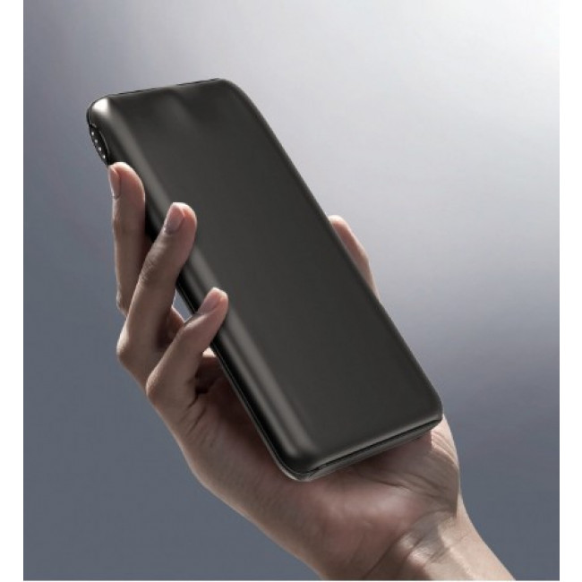 POWER BANK 10000mA 12W PLATINET ΜΑΥΡΟ