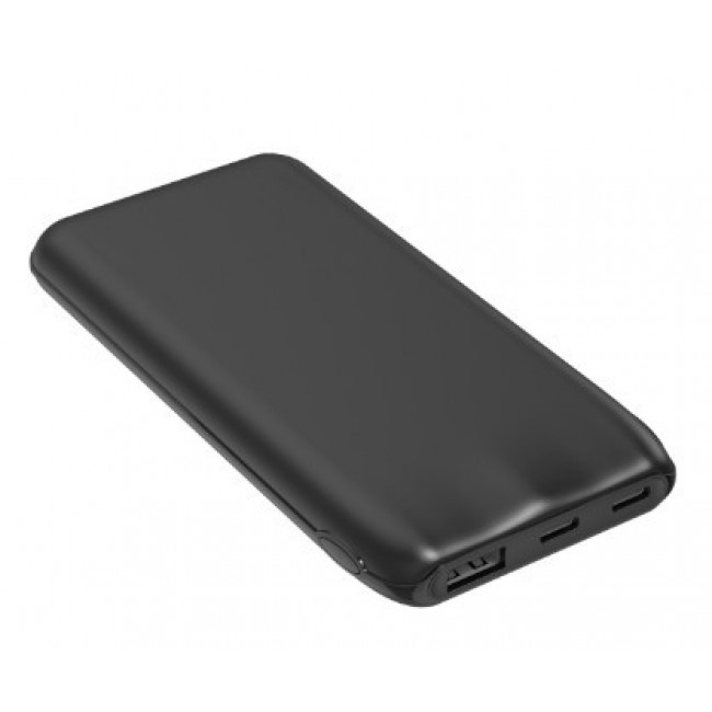 POWER BANK 10000mA 12W PLATINET ΜΑΥΡΟ