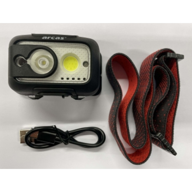 ΦΑΚΟΣ KEΦΑΛΗΣ ΜΕ 6W LED ΚΑΙ 3W LED 480Lm ΕΠΑΝΑΦΟΡΤΙΖΟΜΕΝΟΣ