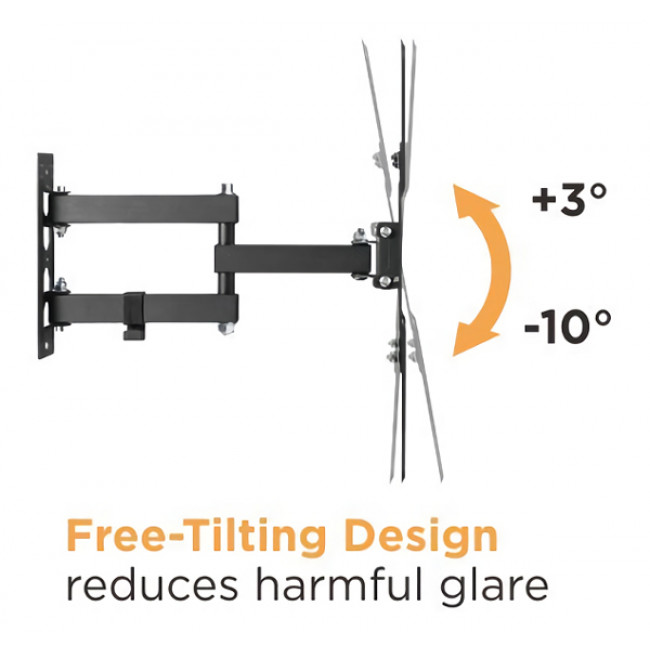 LPA 68 443 ΒΑΣΗ LCD 23-55" 30Kg ΜΕ ΒΡΑΧΙΟΝΑ