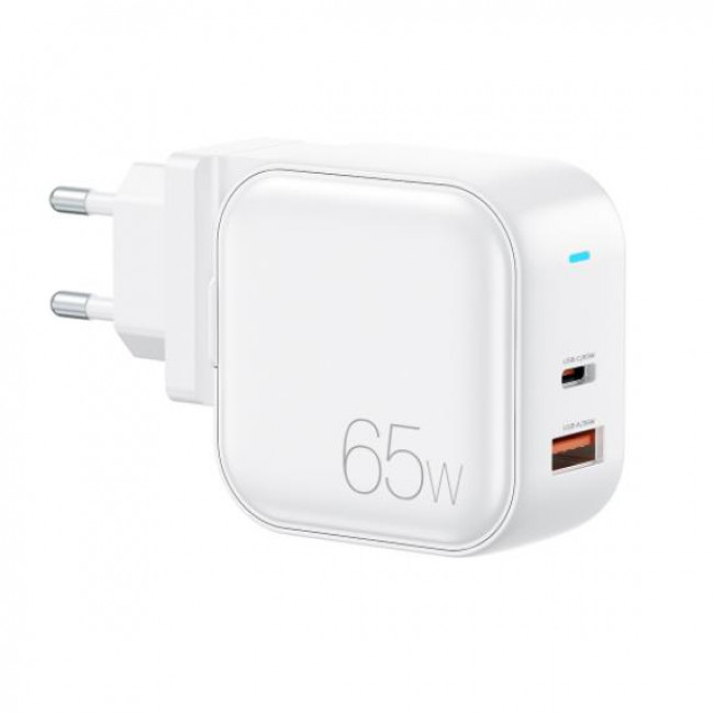 ΤΡΟΦΟΔΟΤΙΚΟ QC3.0 220V ΣΕ USB+ TYPE C 65W