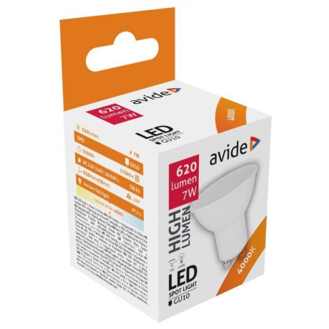 7W ΠΡΟΒΟΛΑΚΙ LED 220V GU10 4000K