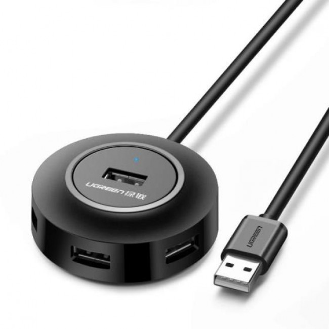 USB 2.0 HUB 4 PORTS ΜΑΥΡΟ UGREEN 20277