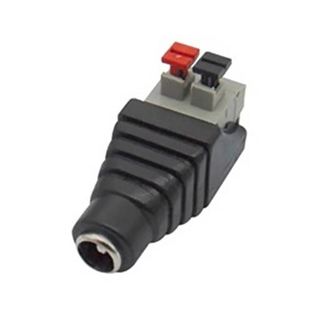 ΦΙΣ DC ΘΗΛΥΚΟ  5.5x2.1mm ΚΛΕΜΑ ΜΕ ΠΙΕΣΤΙΚΟΥΣ ΑΝΤΑΠΤΟΡΑΣ