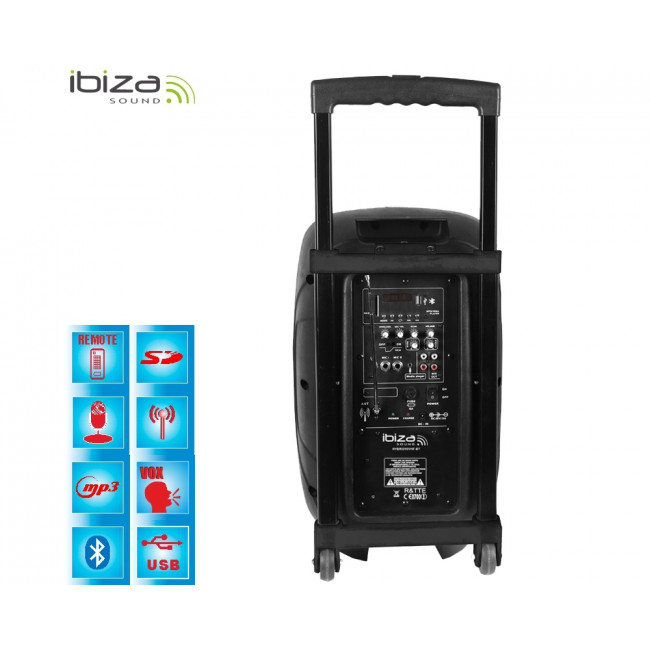 HYBRID 10VHF ΑΥΤΟΕΝΙΣΧΥΟΜΕΝΟ ΗΧΕΙΟ 10" 400W ΜΕ ΜΙΚΡΟΦΩΝΟ