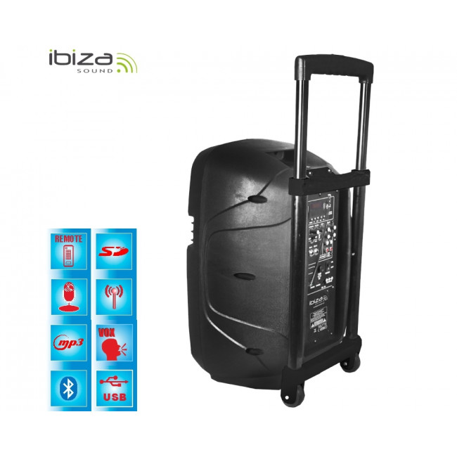 HYBRID 10VHF ΑΥΤΟΕΝΙΣΧΥΟΜΕΝΟ ΗΧΕΙΟ 10" 400W ΜΕ ΜΙΚΡΟΦΩΝΟ