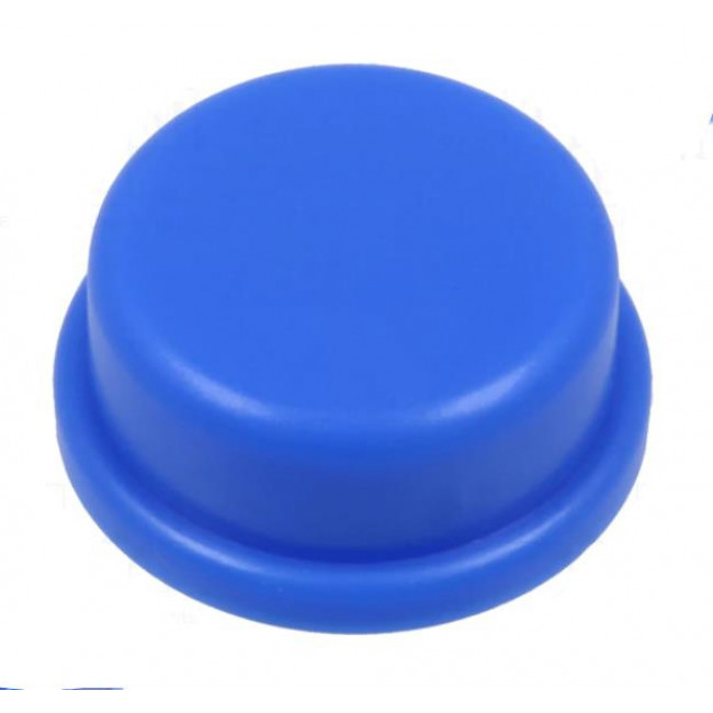 ΚΟΥΜΠΙ ΜΠΛΕ ΣΤΡΟΓΓΥΛΟ Φ13mm ΓΙΑ TACT SWITCH