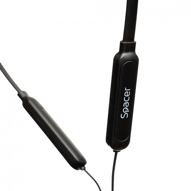 SPORTY ΑΚΟΥΣΤΙΚΑ BLUETOOTH NECKBAND SPACER ΜΑΥΡΑ