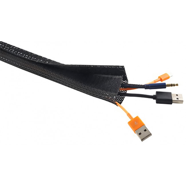 VS 85 ΠΛΕΓΜΑ ΚΑΛΩΔΙΩΝ WRAP ΜΑΥΡΟ 100Χ8.5cm