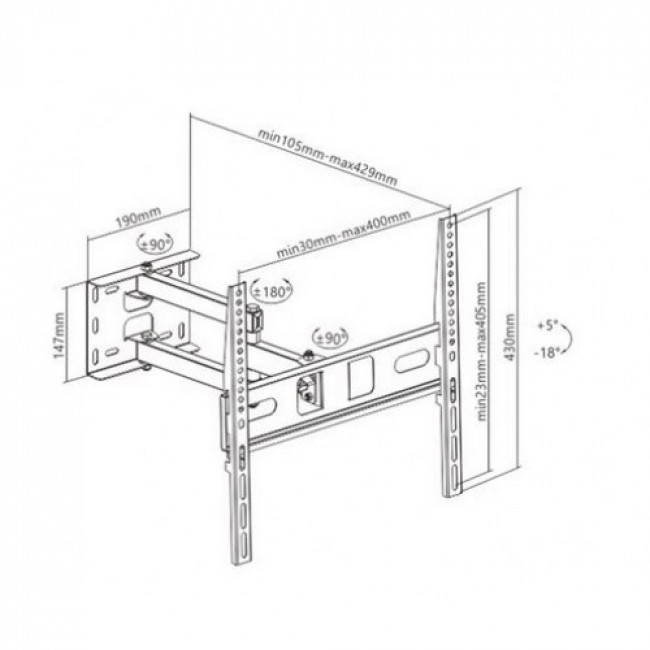 LCD 34 2 ΒΑΣΗ ΓΙΑ LCD 23"-55"