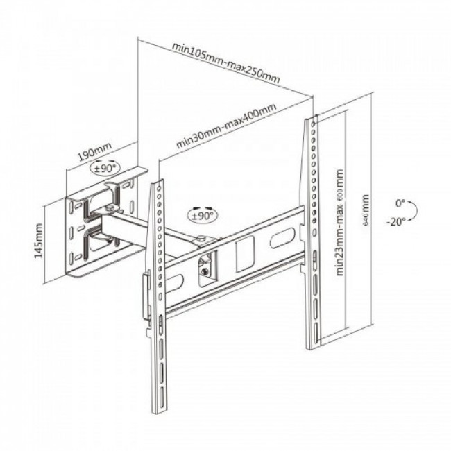 LCD 16-1 ΒΑΣΗ LCD 32-65"