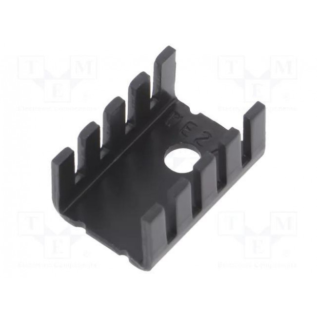 ΨΥΚΤΡΑ ΓΙΑ TO-220 ΜΑΥΡΗ 19,1mmx13mmx9,5mm
