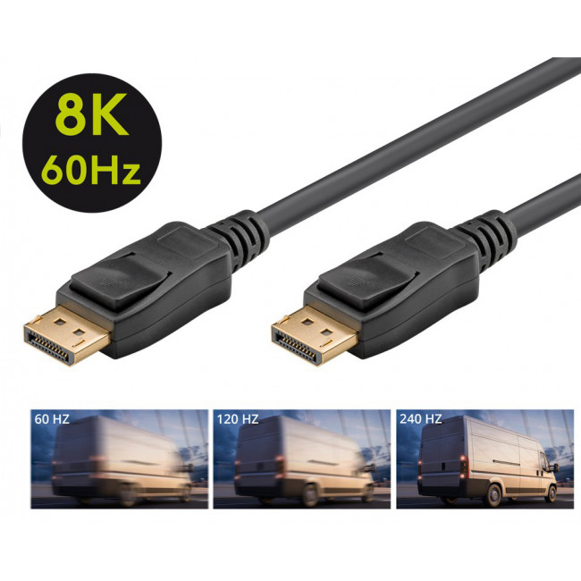 DISPLAYPORT V1.4 ΑΡΣΕΝΙΚΟ - ΑΡΣΕΝΙΚΟ ΚΑΛΩΔΙΟ 2m
