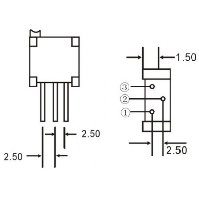 200ΚΩ TRIMMER ΠΟΛΥΣΤΡΟΦΟ 28 ΣΤΡOΦΩΝ 3296