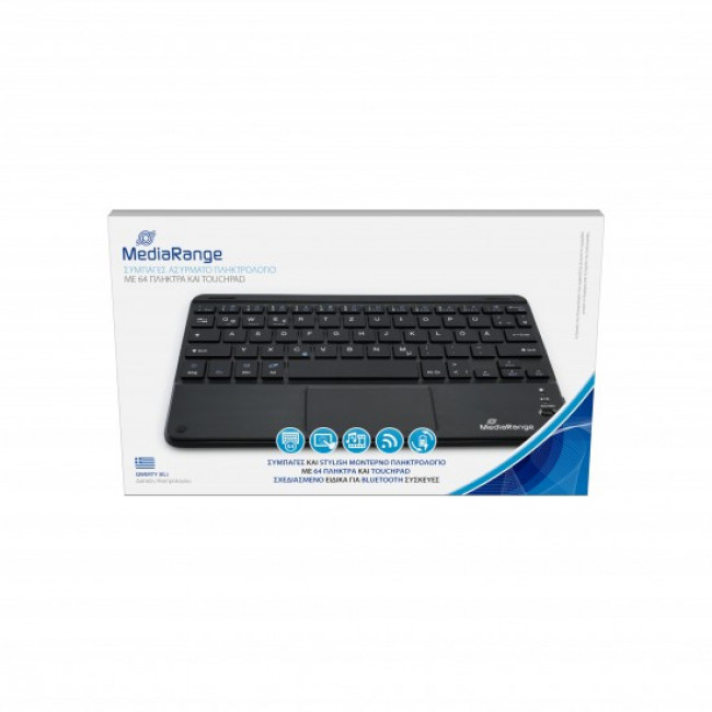 MROS 130 ΑΣΥΡΜΑΤΟ ΠΛΗΚΤΡΟΛΌΓΙΟ ΜΕ TOUCHPAD MEDIARAGE