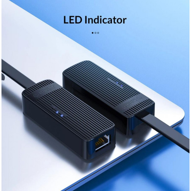USB 2.0 ΑΡΣΕΝΙΚΟ -  ETHERNET LAN ΘΗΛΥΚΟ ORICO 100Mbps ΜΑΥΡΟ