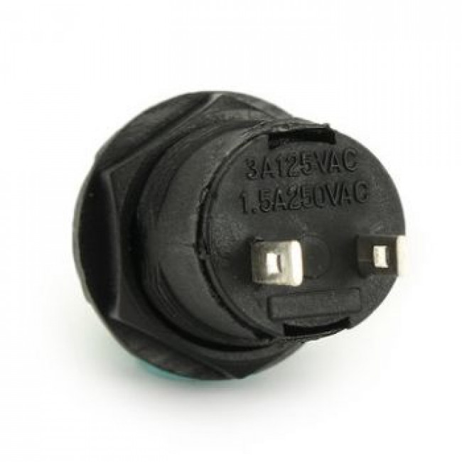 ΜΠΟΥΤΟΝ PUSH-ON 2p ΣΤΡΟΓΓΥΛΟ Φ12.5 KOKKINO