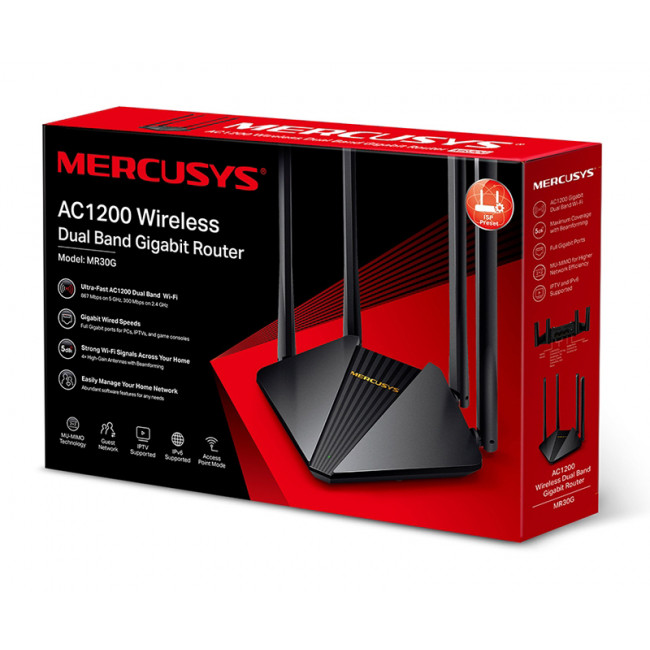 AC1900 MERCUSYS GIGABIT ROUTER Wi-Fi 1900Mbps AC1900 Dual Band