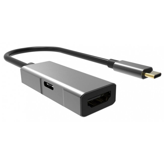 ΜΕΤΑΤΡΟΠΕΑΣ TYPE-C ΣΕ HDMI 4K + PD 65W ΚΑΛΩΔΙΟ 0.20cm