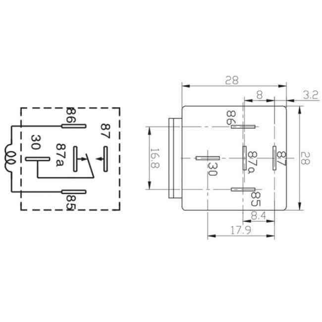 SARN S 124DF ΡΕΛΕ ΑΥΤΟΚΙΝΗΤΟΥ 24V 40A