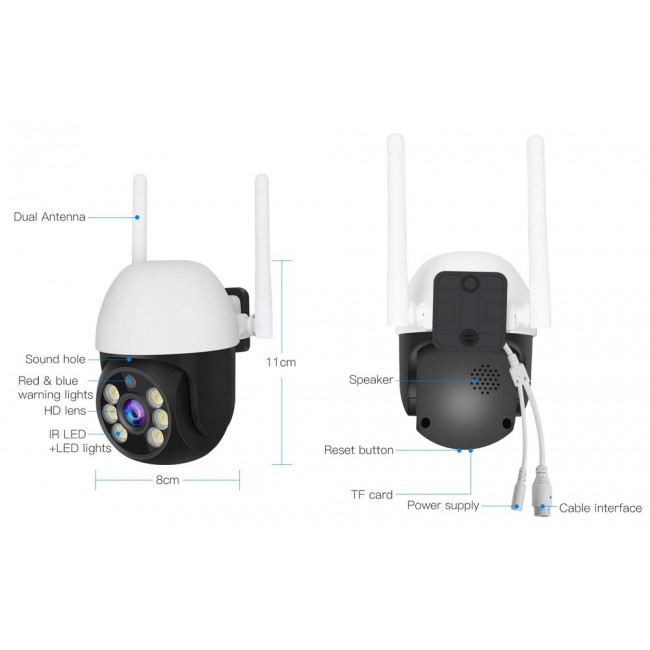 CS661 IP ΡΟΜΠΟΤΙΚΗ ΚΑΜΕΡΑ IP65 3MP WIFI VSTARCAM