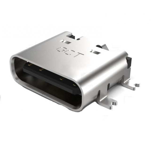 USB MICRO TYPE C 16pin ΘHΛYΚΟ SMD ΣΑΣΙ