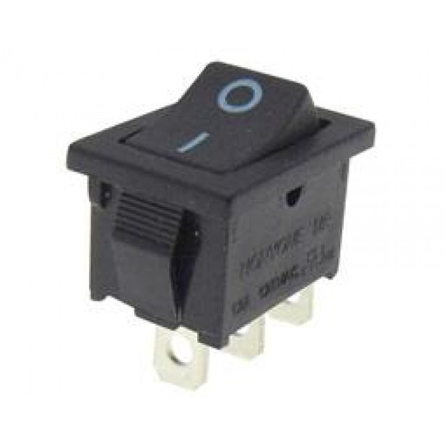 ΔΙΑΚΟΠΤΗΣ ΚΟΥΝΙΑΣ ON-ON 3 ΕΠΑΦΩΝ 3A/250V ΜΑΥΡΟΣ