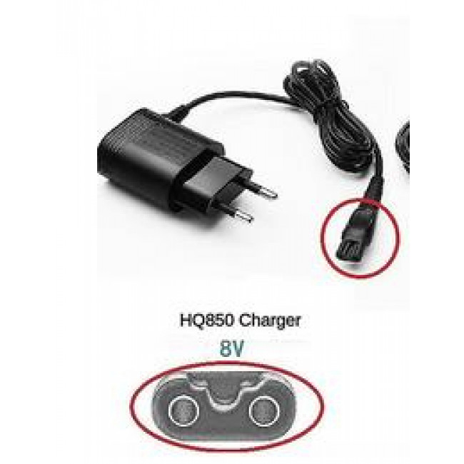 ΦΟΡΤΙΣΤΗΣ ΞΥΡΙΣΤΙΚΗΣ ΜΗΧΑΝΗΣ PHILIPS 8V 100ma (ΟΕΜ)