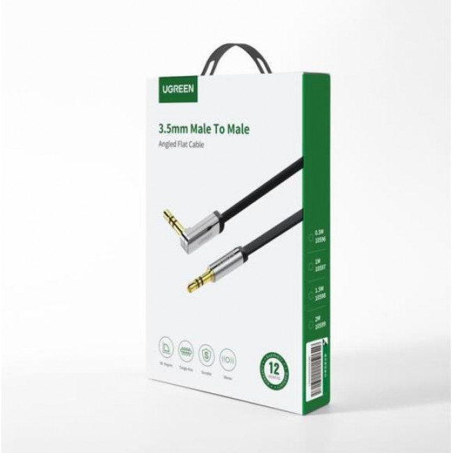 3.5mm STEREO ΑΡΣΕΝΙΚΟ ΓΩΝΙΑΚΟ - ΑΡΣΕΝΙΚΟ ΚΑΛΩΔΙΟ 2m