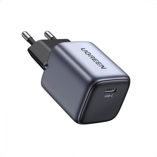 CD 319 ΤΡΟΦΟΔΟΤΙΚΟ PD 220V ΣΕ ΘΥΡΑ USB TYPE-C ΤΑΧΥΦΟΡΤΙΣΤΗΣ 30W UGREEN ΜΑΥΡΟ